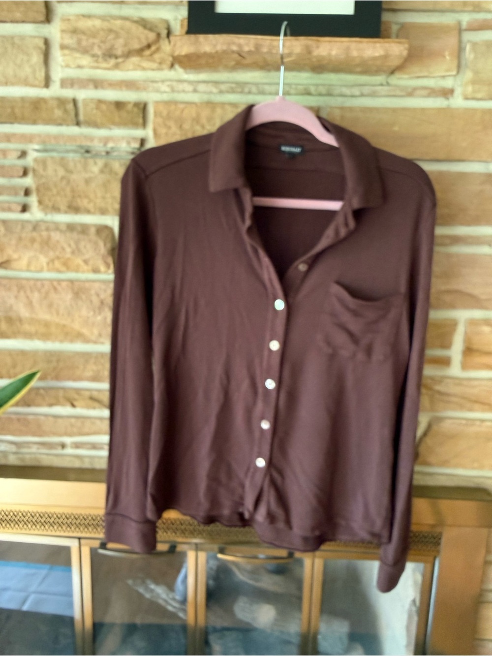 Bleusalt button down shirt S